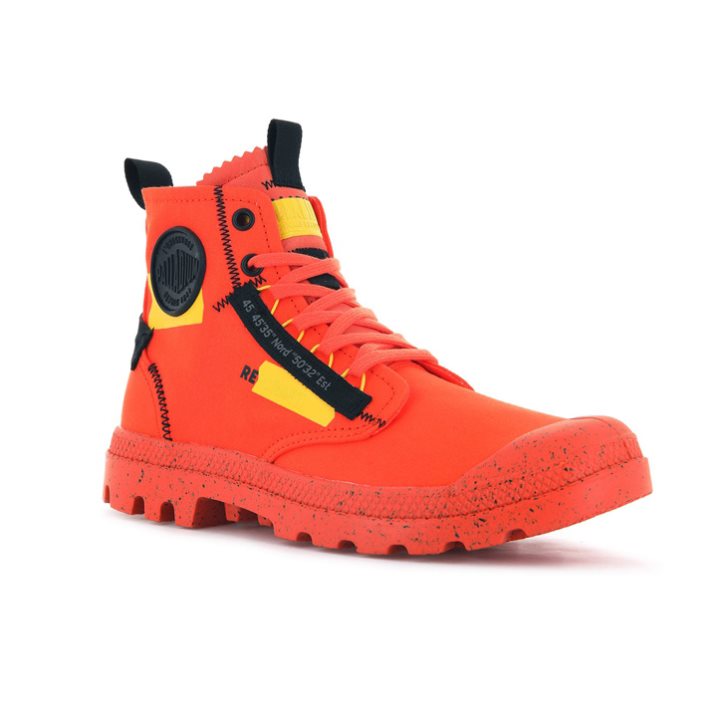 Palladium Pampa Hi Re-craft Stiefel Damen Rot | CH-6HAL5