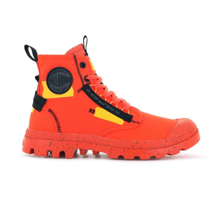 Palladium Pampa Hi Re-craft Stiefel Damen Rot | CH-6HAL5