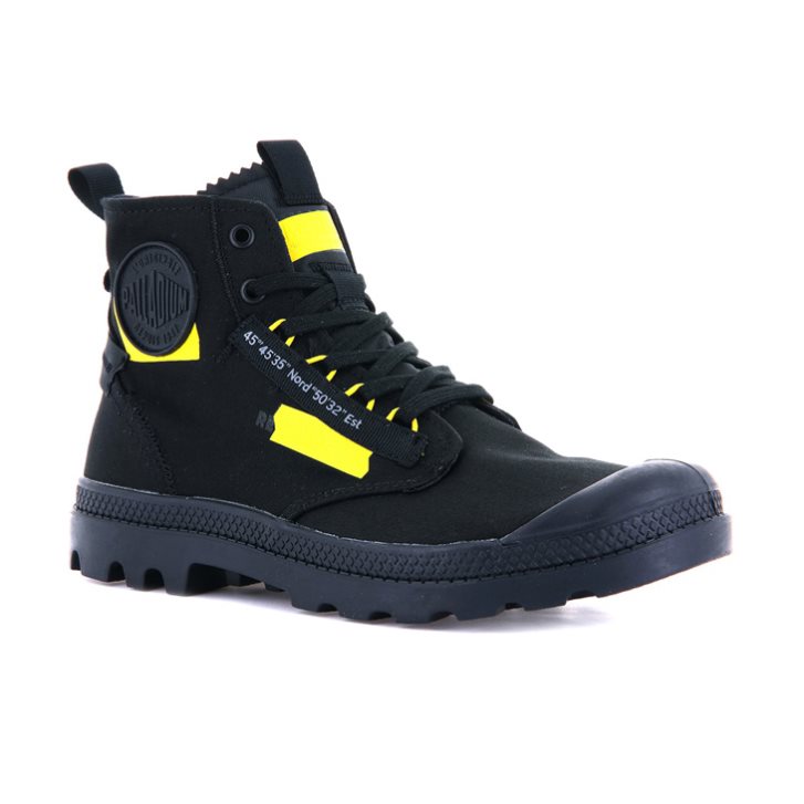 Palladium Pampa Hi Re-craft Stiefel Herren Schwarz | CH-1IAZ8