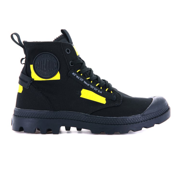 Palladium Pampa Hi Re-craft Stiefel Herren Schwarz | CH-1IAZ8