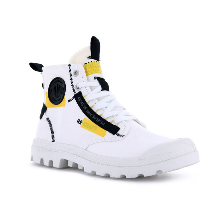 Palladium Pampa Hi Re-craft Stiefel Herren Weiß | CH-3LOA5