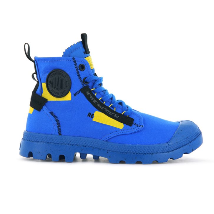 Palladium Pampa Hi Re-craft Stiefel Herren Blau | CH-6XLW1