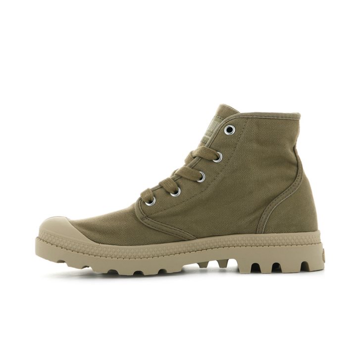 Palladium Pampa Hi Stiefel Damen Olivgrün | CH-4EVZ3