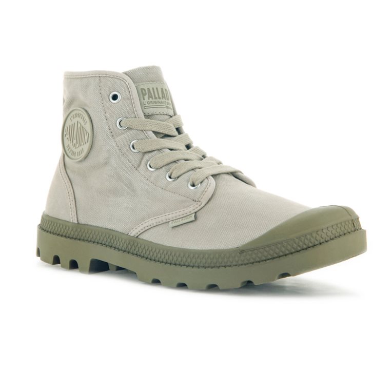 Palladium Pampa Hi Stiefel Herren Hellgrau | CH-0WIP9