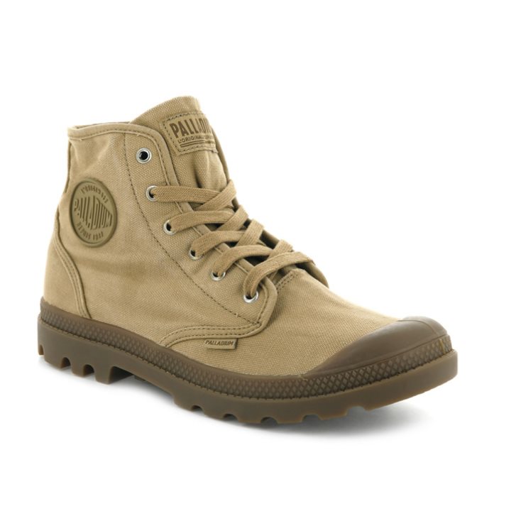 Palladium Pampa Hi Stiefel Herren Olivgrün | CH-0DLO5