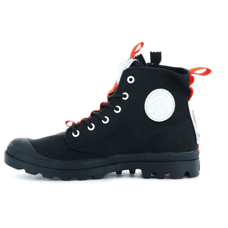 Palladium Pampa Hi Ticket To Earth Stiefel Damen Schwarz | CH-1ONM2