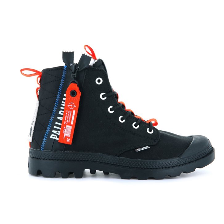 Palladium Pampa Hi Ticket To Earth Stiefel Damen Schwarz | CH-1ONM2