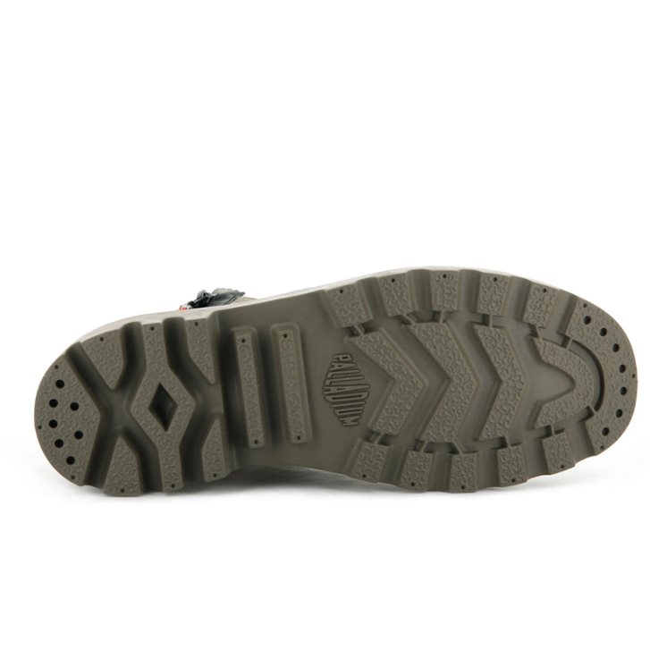 Palladium Pampa Hi Ticket To Earth Stiefel Herren Olivgrün | CH-1QMV4