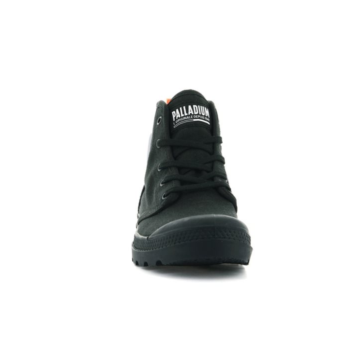 Palladium Pampa Hi Twill Stiefel Damen Schwarz | CH-8OIF6