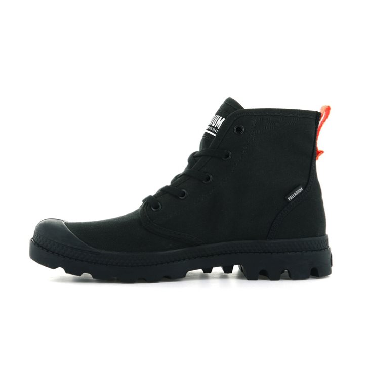 Palladium Pampa Hi Twill Stiefel Damen Schwarz | CH-8OIF6