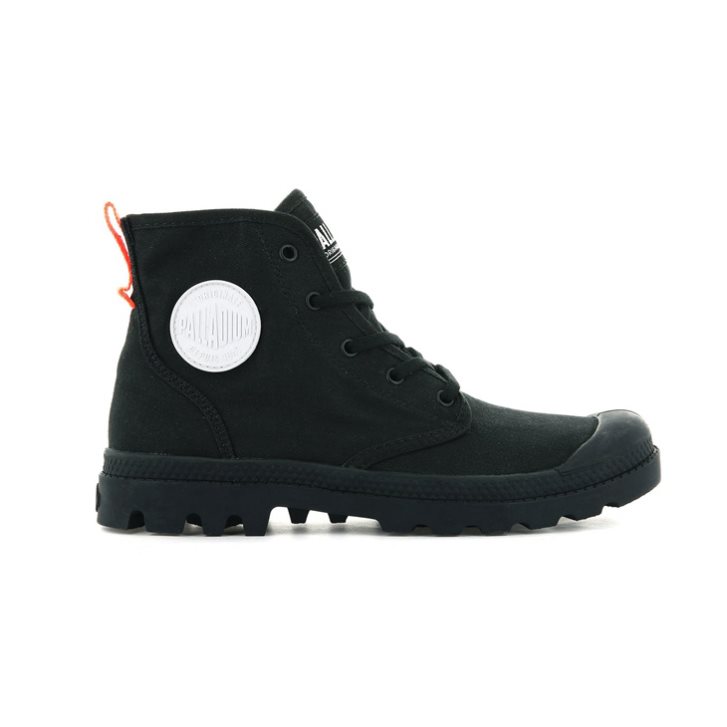 Palladium Pampa Hi Twill Stiefel Damen Schwarz | CH-8OIF6