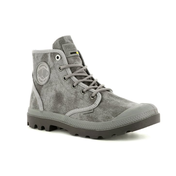 Palladium Pampa Hi WAX Stiefel Damen Grau | CH-8CQW1