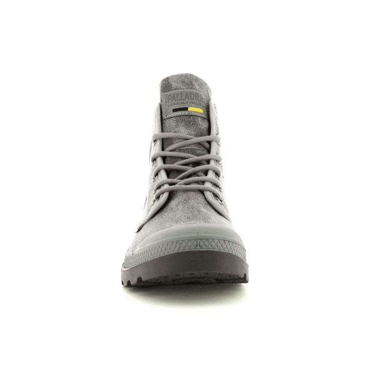 Palladium Pampa Hi WAX Stiefel Damen Grau | CH-8CQW1