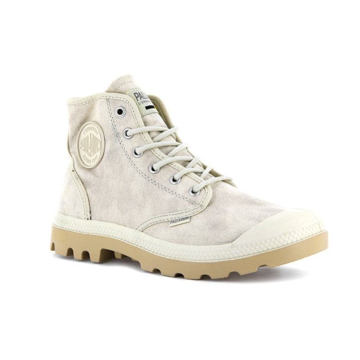 Palladium Pampa Hi WAX Stiefel Damen Hellgrau | CH-6UEP7