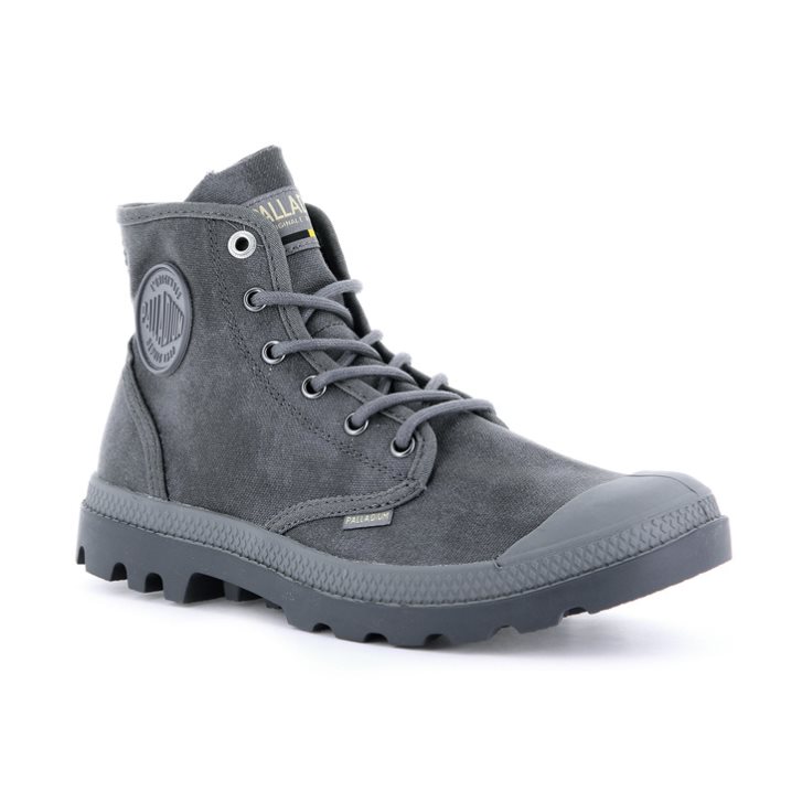 Palladium Pampa Hi WAX Stiefel Herren Grau | CH-9CEB5