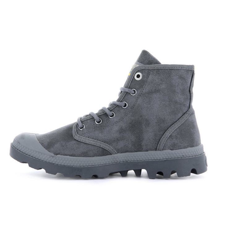 Palladium Pampa Hi WAX Stiefel Herren Grau | CH-9CEB5