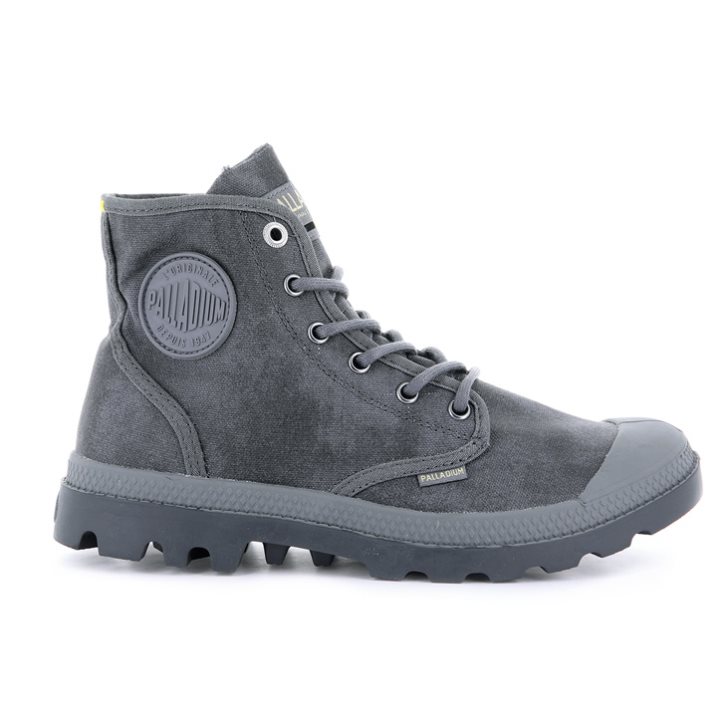 Palladium Pampa Hi WAX Stiefel Herren Grau | CH-9CEB5
