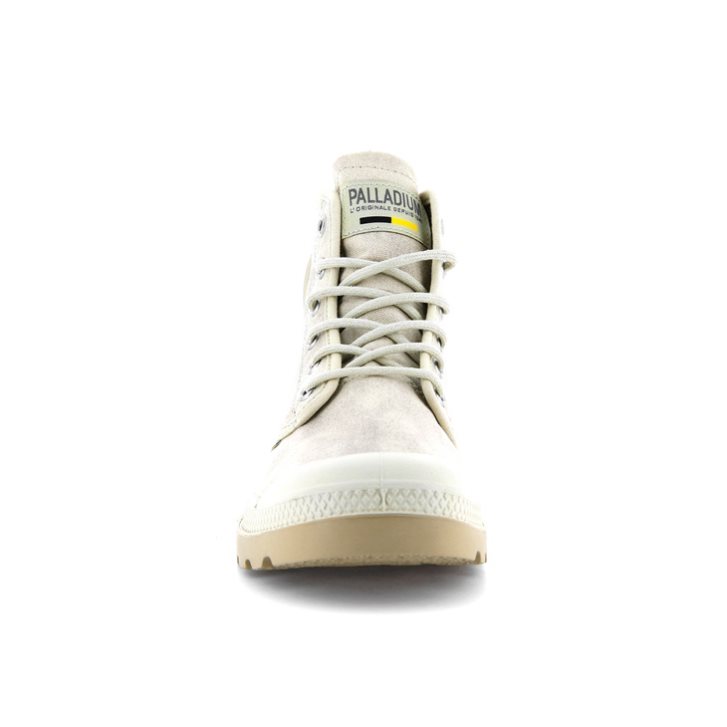 Palladium Pampa Hi WAX Stiefel Herren Hellgrau | CH-9MVP6