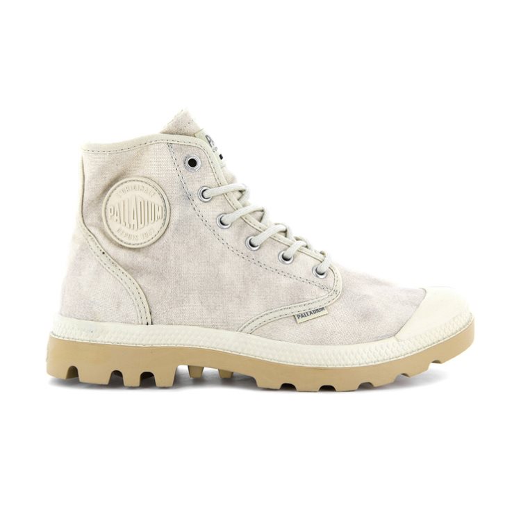 Palladium Pampa Hi WAX Stiefel Herren Hellgrau | CH-9MVP6