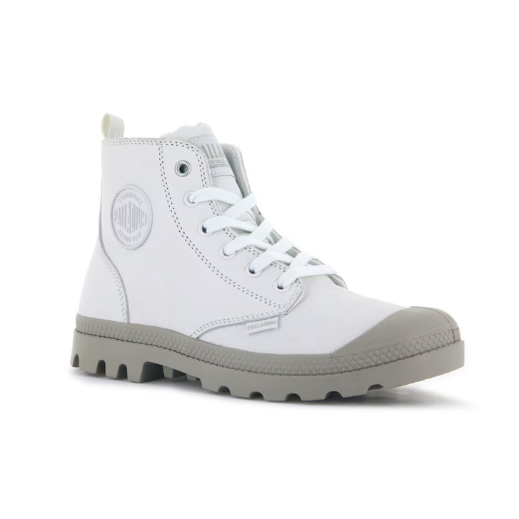 Palladium Pampa Hi Zip SL Stiefel Damen Weiß | CH-0QTI9
