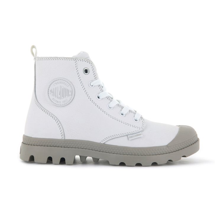 Palladium Pampa Hi Zip SL Stiefel Damen Weiß | CH-0QTI9