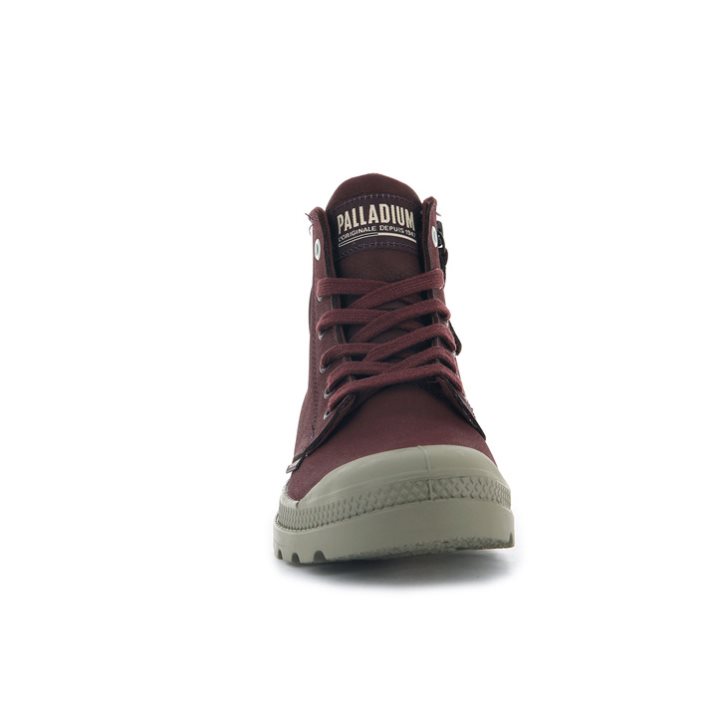 Palladium Pampa Hi Zip SL Stiefel Damen Bordeaux | CH-3YNQ9