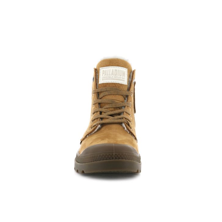 Palladium Pampa Hi Zip WL Stiefel Damen Braun | CH-1AUT3