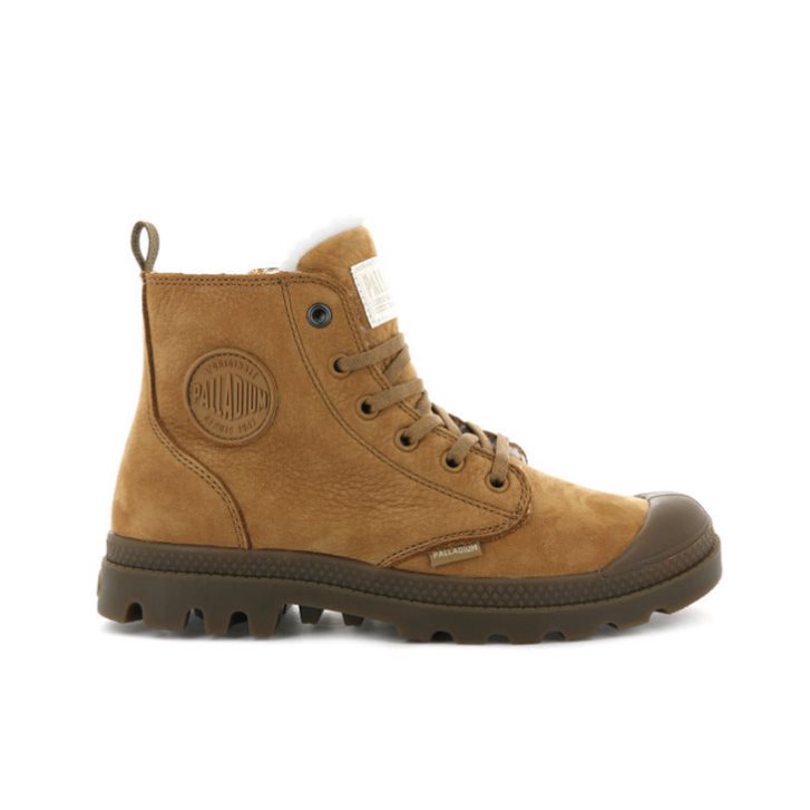 Palladium Pampa Hi Zip WL Stiefel Damen Braun | CH-1AUT3