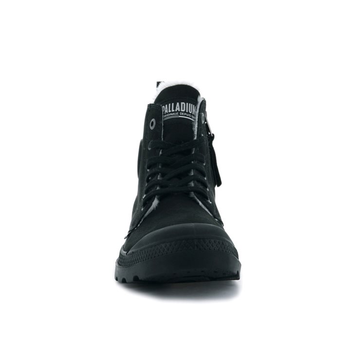 Palladium Pampa Hi Zip WL Stiefel Herren Schwarz | CH-0ICG4