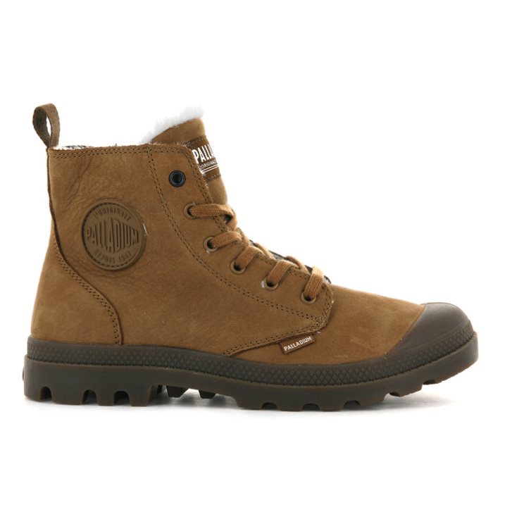 Palladium Pampa Hi Zip WL Stiefel Herren Braun | CH-5OBJ4