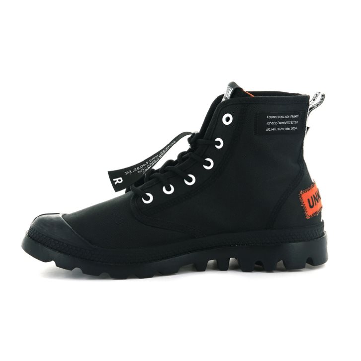 Palladium Pampa Lite Overlab Stiefel Damen Schwarz | CH-1ZSQ7