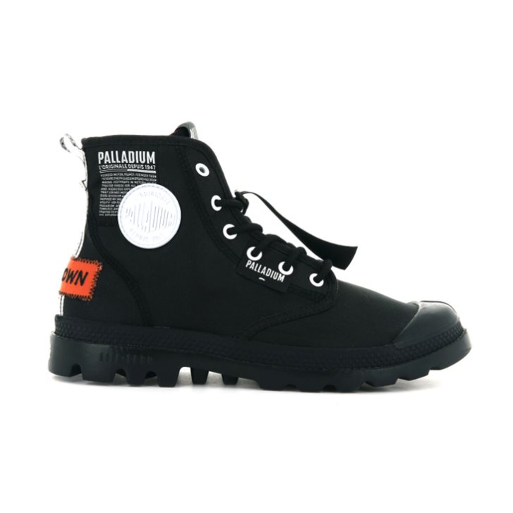 Palladium Pampa Lite Overlab Stiefel Damen Schwarz | CH-1ZSQ7