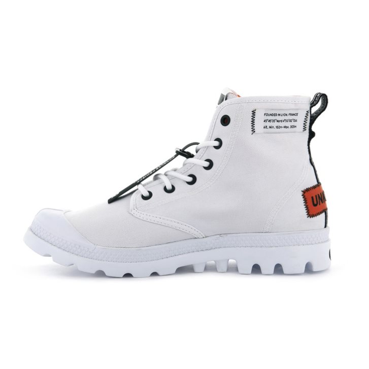 Palladium Pampa Lite Overlab Stiefel Herren Weiß | CH-6RIP4