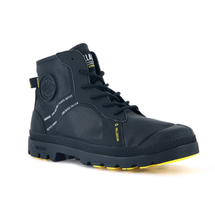 Palladium Pampa Lite+ RC WP+ 2 Stiefel Herren Schwarz | CH-6WLP8