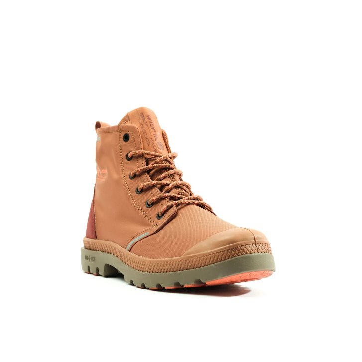 Palladium Pampa Lite+ Recycle WP+ Stiefel Damen Braun | CH-1GRN3