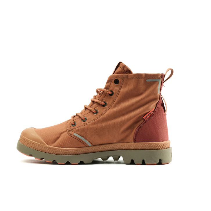 Palladium Pampa Lite+ Recycle WP+ Stiefel Damen Braun | CH-1GRN3