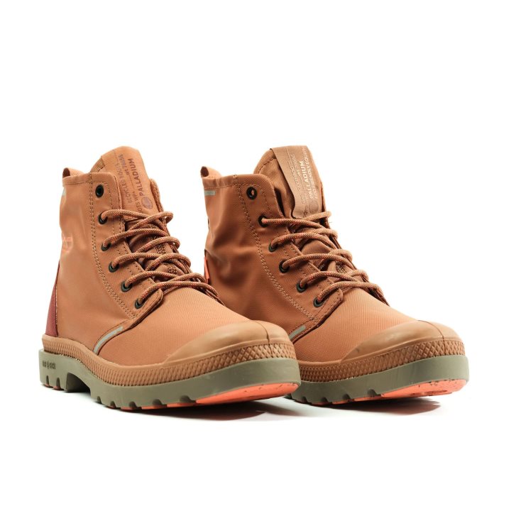 Palladium Pampa Lite+ Recycle WP+ Stiefel Damen Braun | CH-1GRN3