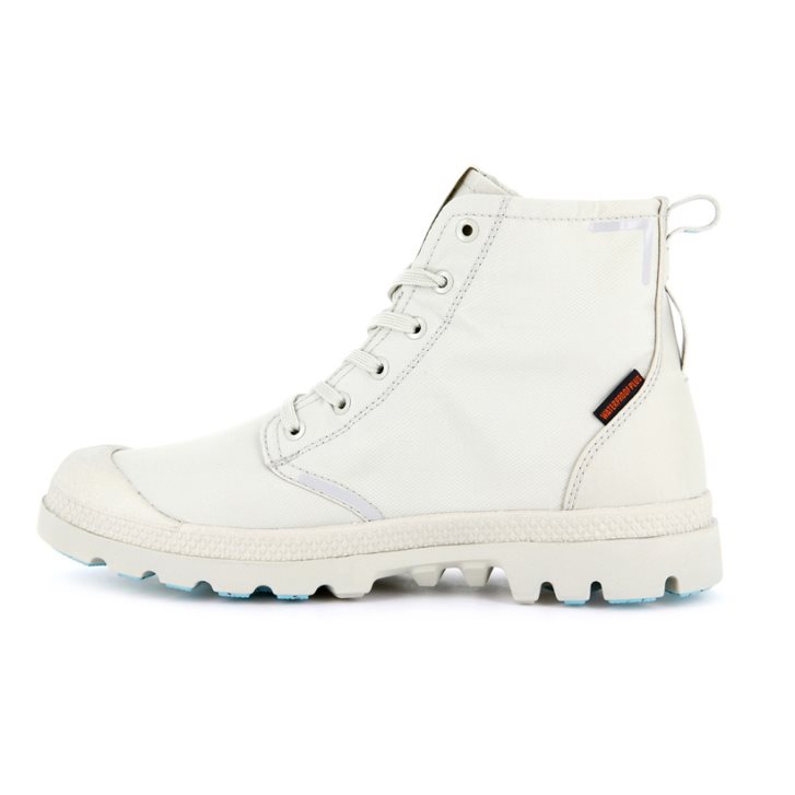 Palladium Pampa Lite+ Recycle WP+ Stiefel Damen Weiß | CH-5BQV2