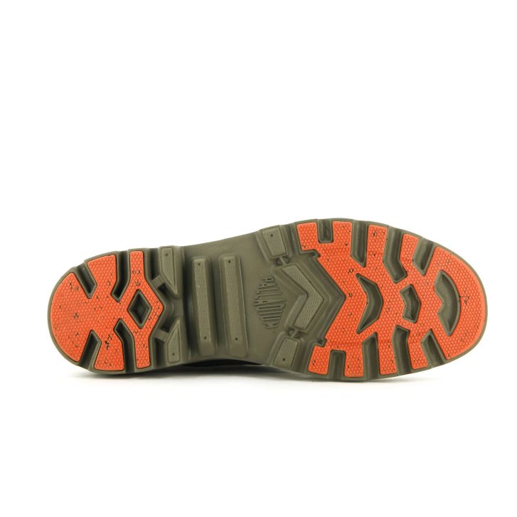 Palladium Pampa Lite+ Recycle WP+ Stiefel Damen Olivgrün | CH-7NEH0