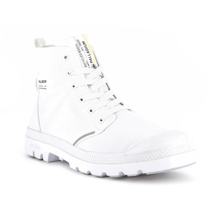 Palladium Pampa Lite+ Recycle WP+ Stiefel Damen Weiß | CH-8HXP9