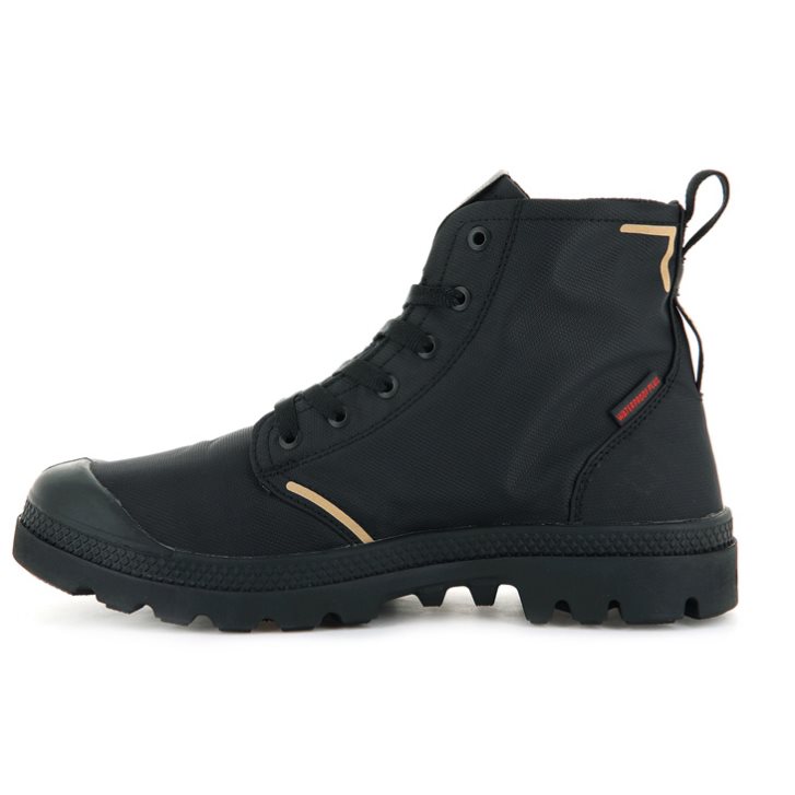 Palladium Pampa Lite+ Recycle WP+ Stiefel Damen Schwarz | CH-9FQK4
