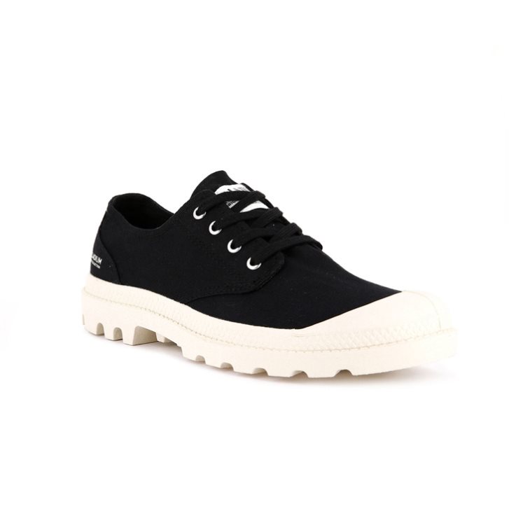 Palladium Pampa OX Organic II Oxfords Schuhe Herren Schwarz | CH-0CMS2