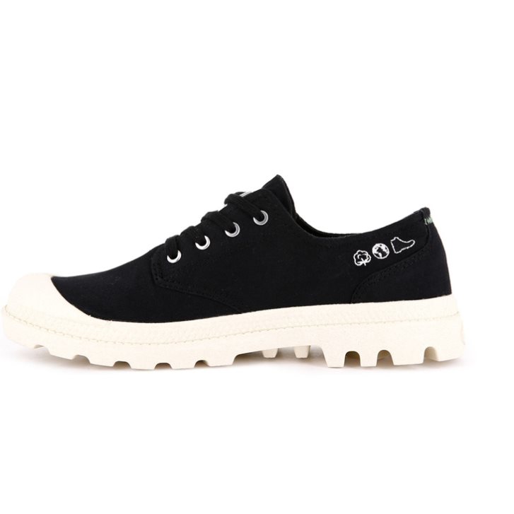 Palladium Pampa OX Organic II Oxfords Schuhe Herren Schwarz | CH-0CMS2
