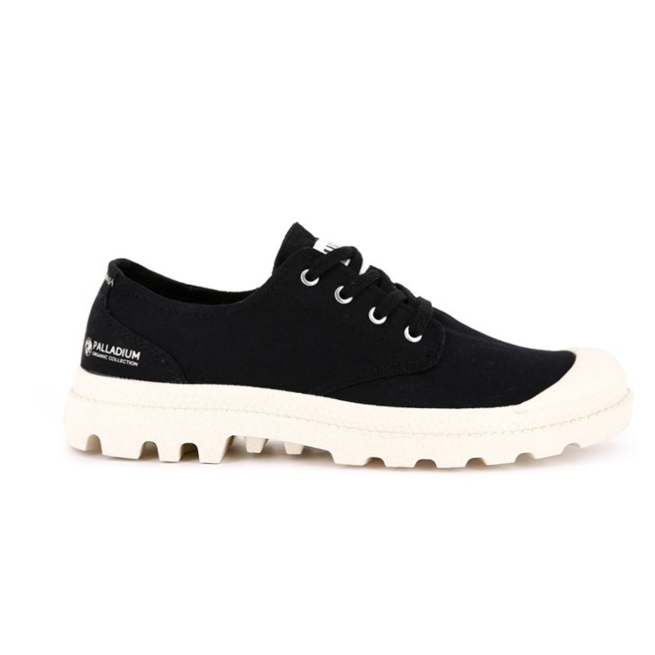 Palladium Pampa OX Organic II Oxfords Schuhe Herren Schwarz | CH-0CMS2