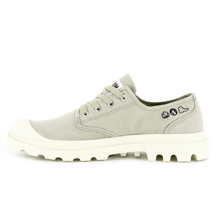 Palladium Pampa OX Organic II Oxfords Schuhe Damen Hellgrün | CH-1BML6
