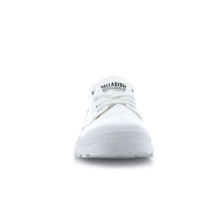 Palladium Pampa OX Organic Oxfords Schuhe Damen Weiß | CH-5EYS0