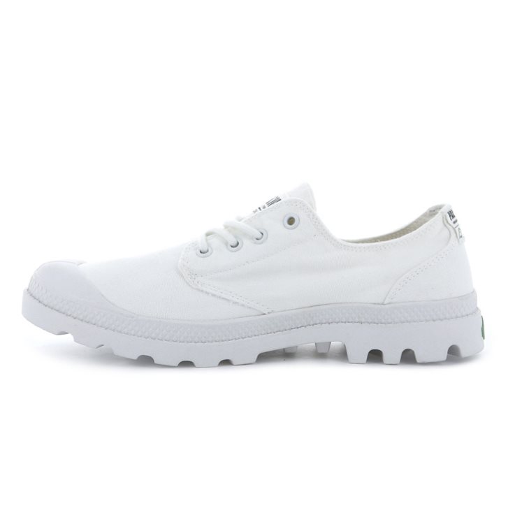 Palladium Pampa OX Organic Oxfords Schuhe Damen Weiß | CH-5EYS0