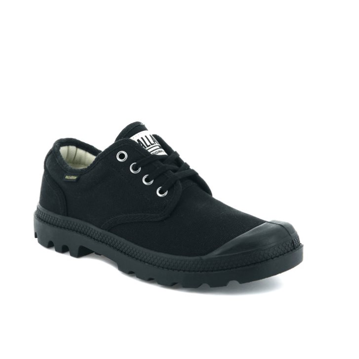 Palladium Pampa OX Originale Oxfords Schuhe Damen Schwarz | CH-3WTI6