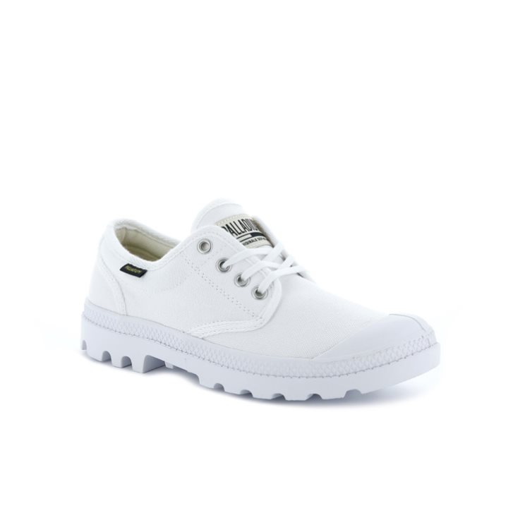 Palladium Pampa OX Originale Oxfords Schuhe Damen Weiß | CH-8UQL7