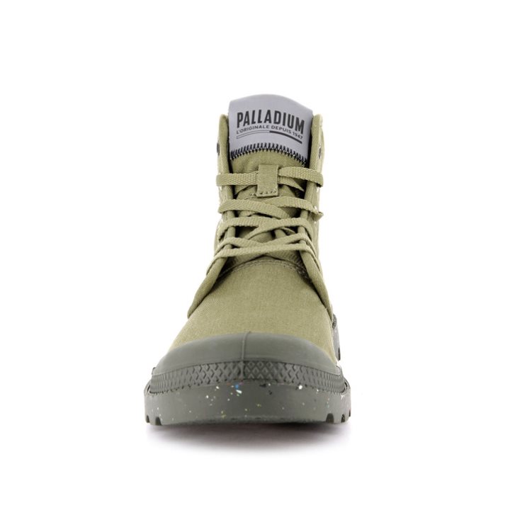 Palladium Pampa Organic Metro Stiefel Herren Olivgrün | CH-6LOT3